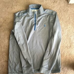 Johnnie O quarter zip. Gray. Medium.